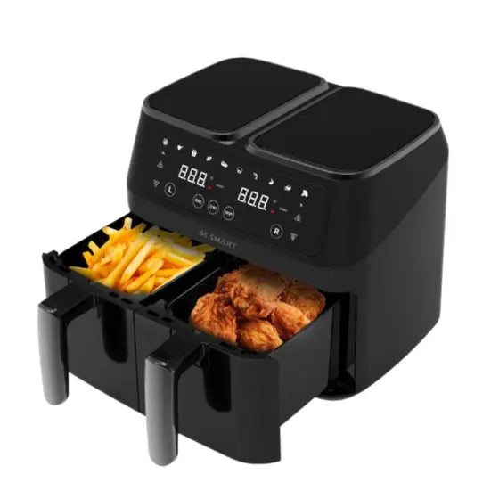 Fritadeira Dual Fryer Elétrica Preto 8,0L 220v - Be Smart